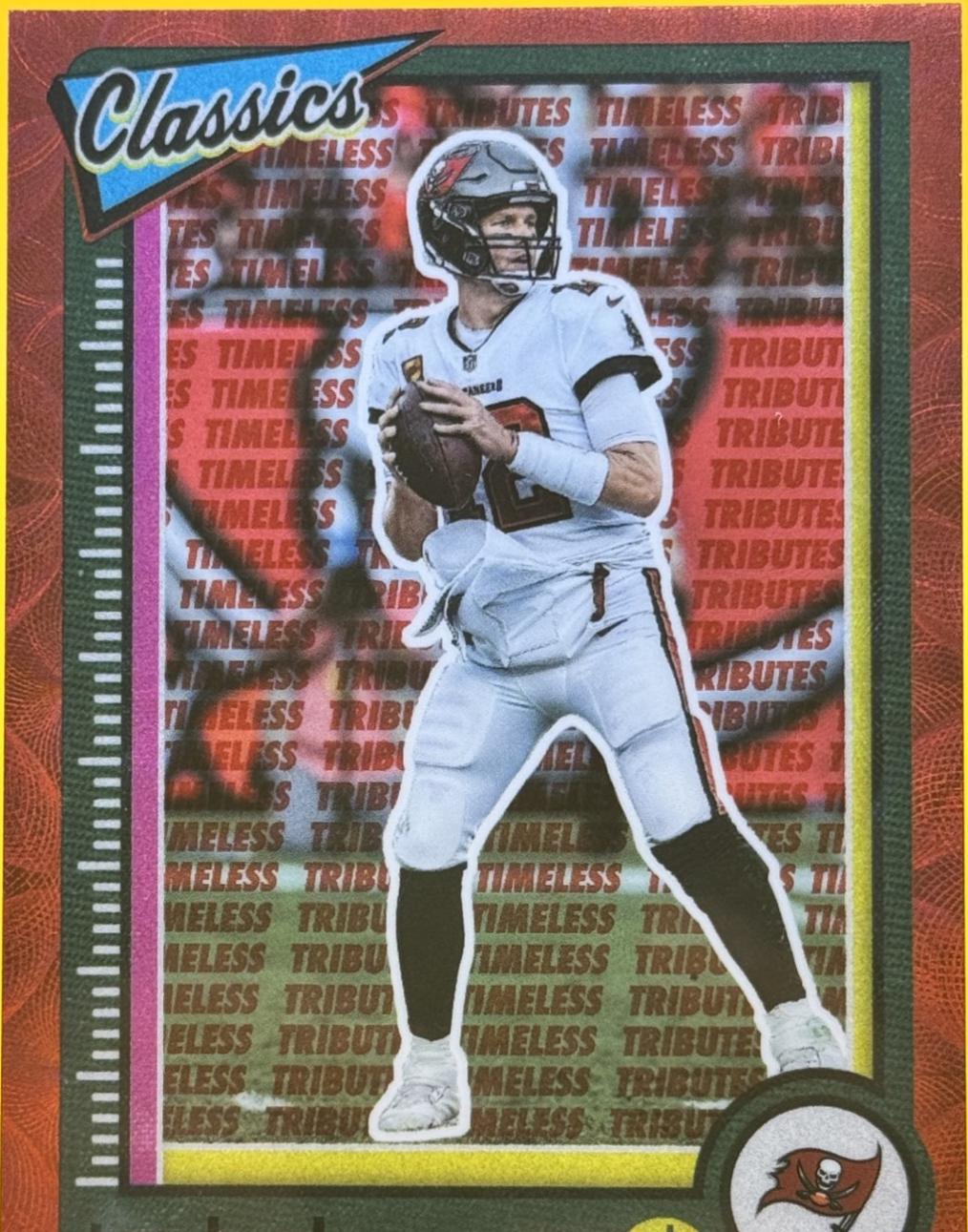 Tom Brady [Premium Timeless Tributes H2 Red] #91