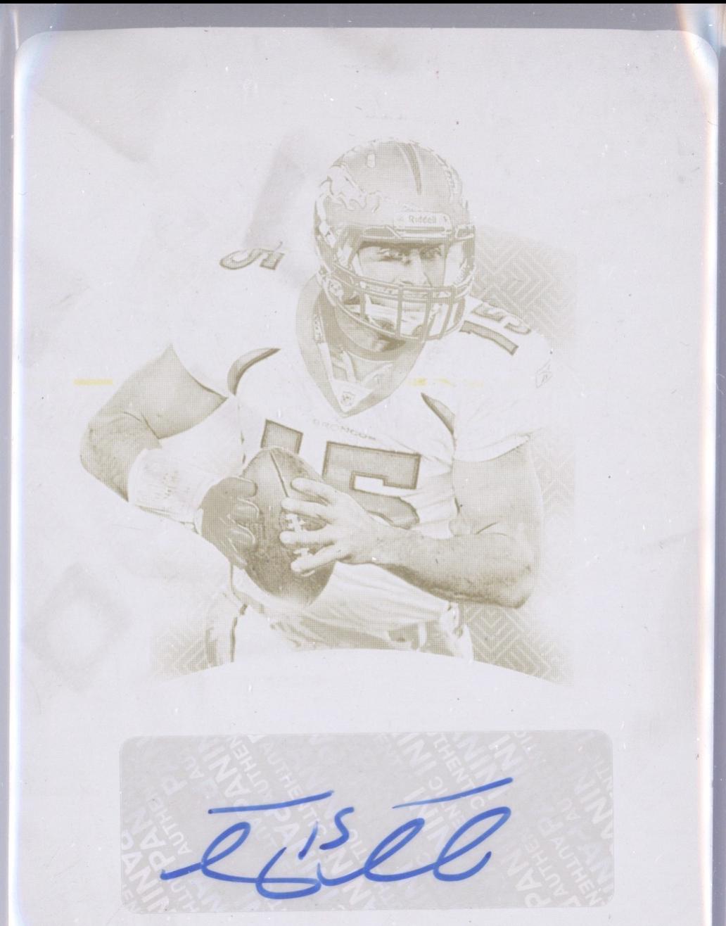 Tim Tebow [Printing Plate] #3