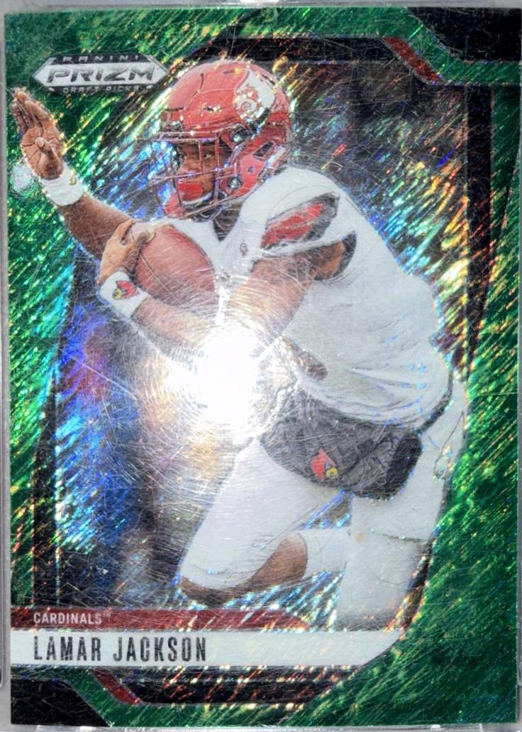 Lamar Jackson [Green Shimmer] #177