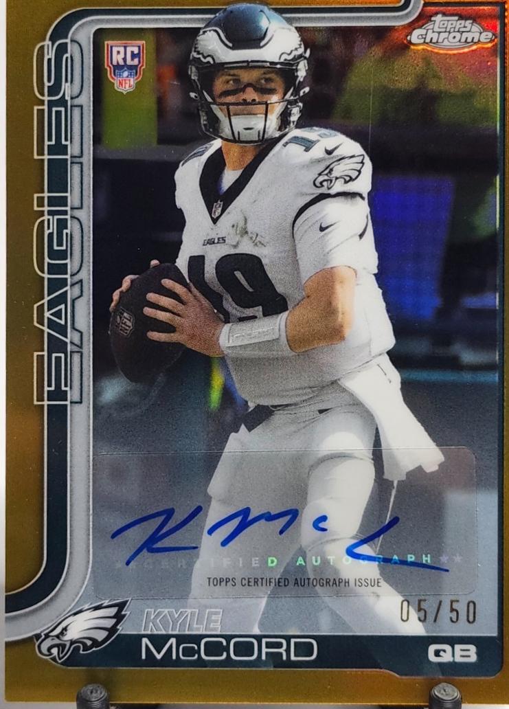 Kyle McCord [Gold Refractor] #RRA-KMCC