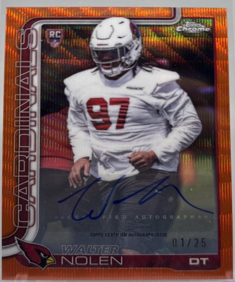 Walter Nolen [Orange Wave Refractor] #RRA-WN