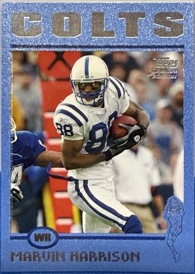 Marvin Harrison [Signed Jersey Blue] #11