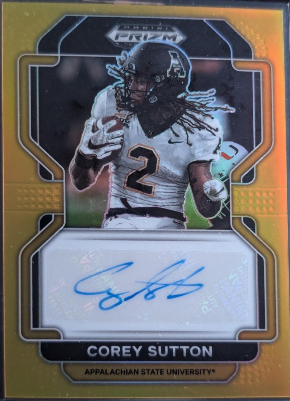 Corey Sutton [Gold] #RA-CSU