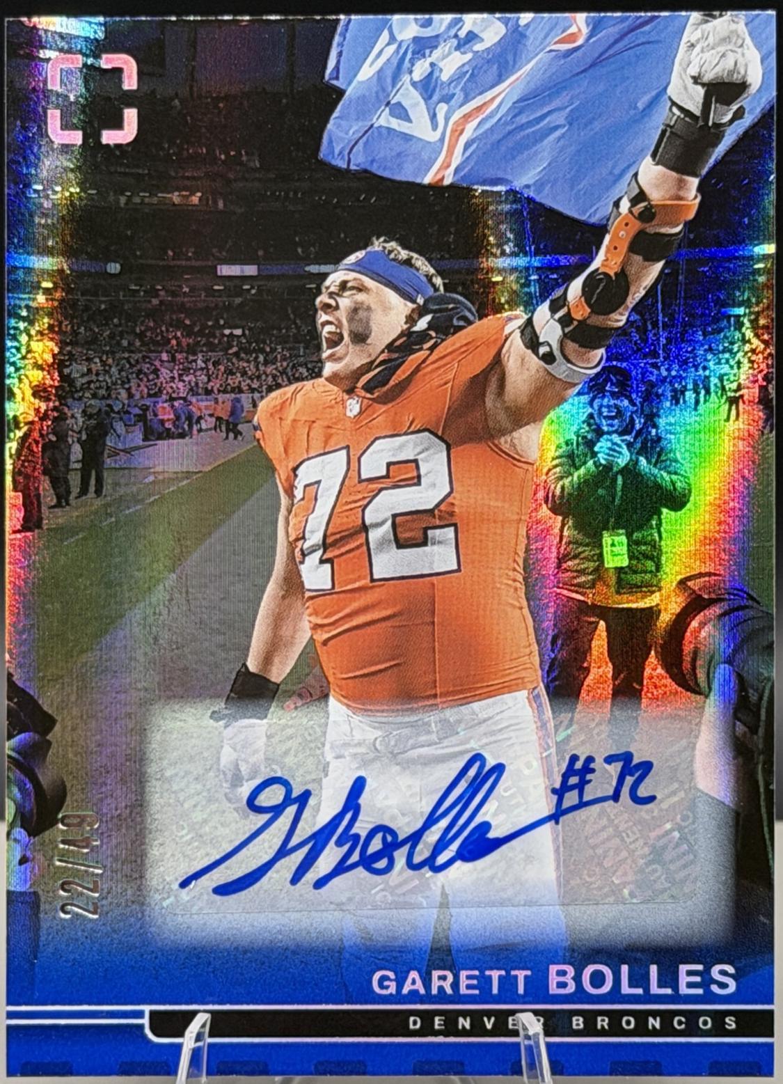 Garett Bolles [Blue Autograph] #26