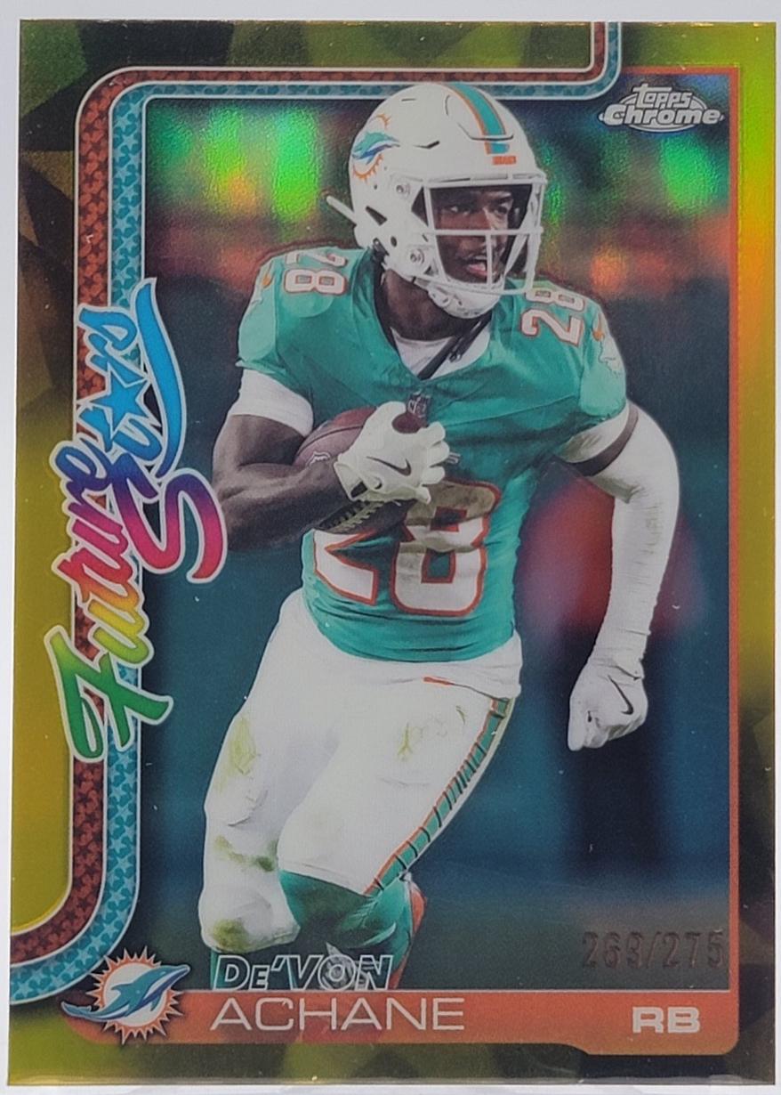 De'Von Achane [Yellow Refractor] #FS-12
