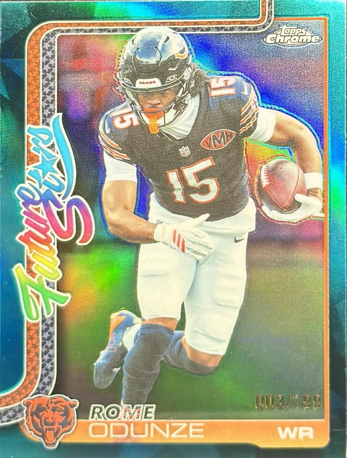 Rome Odunze [Aqua Refractor] #FS-2