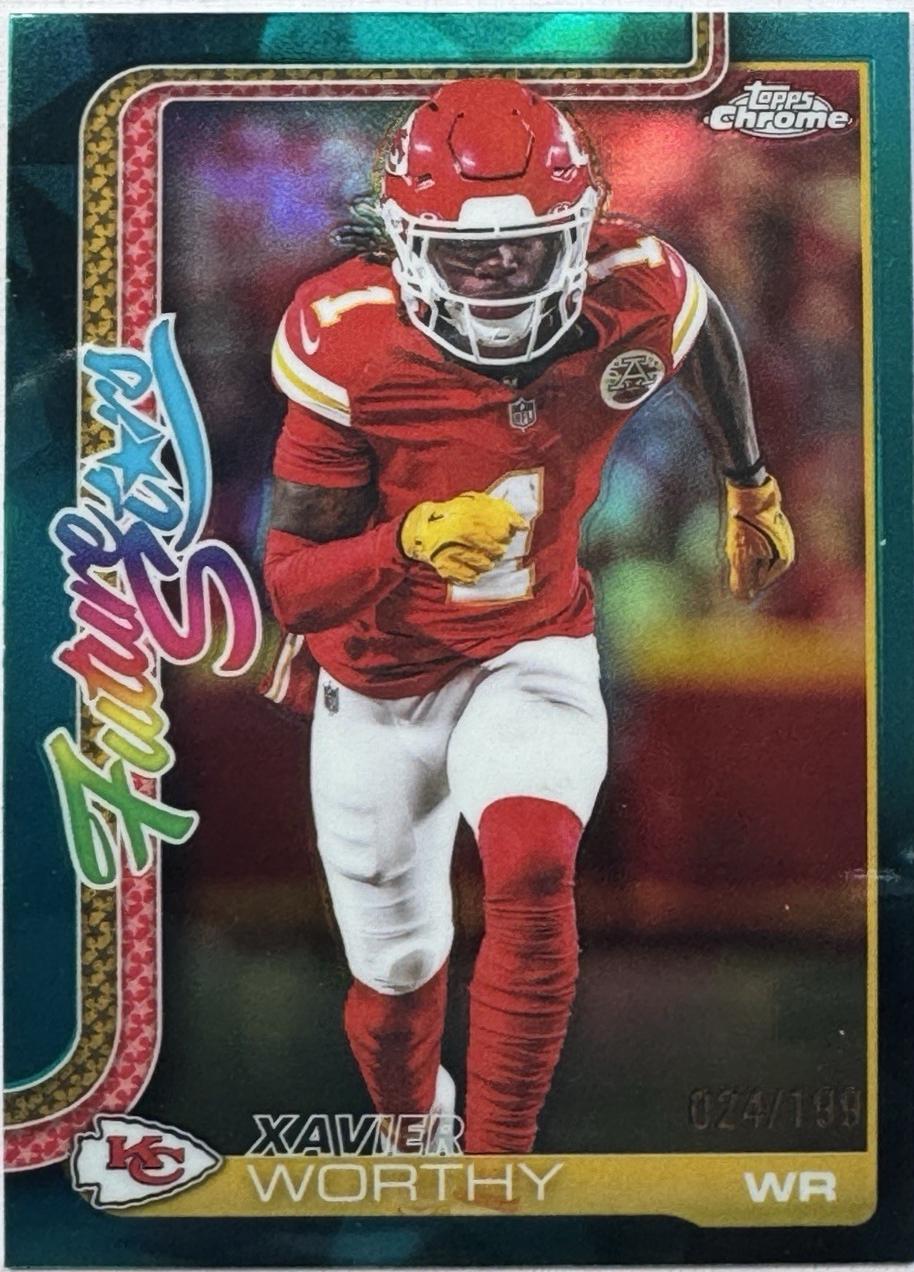 Xavier Worthy [Aqua Refractor] #FS-5