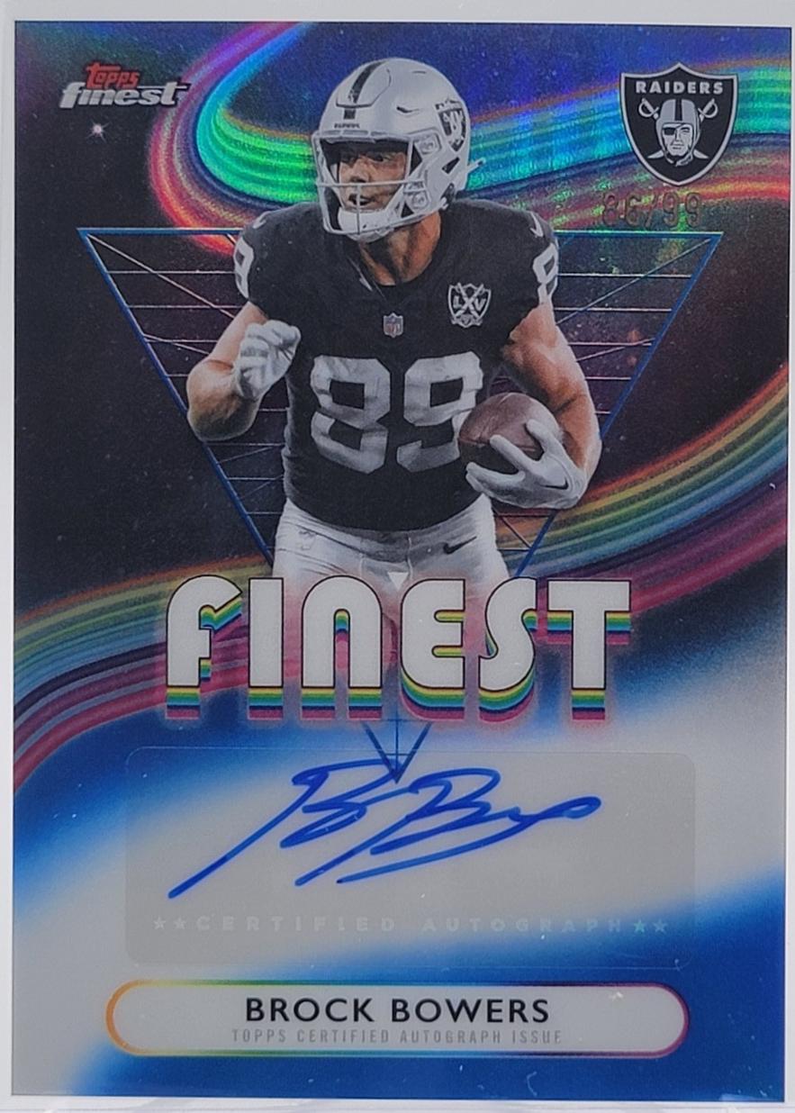Brock Bowers [Blue Geometric] #FA-BB