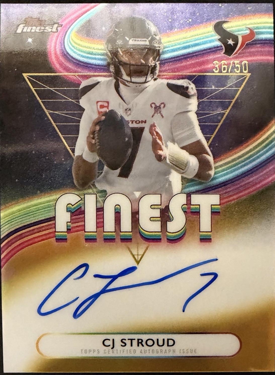 CJ Stroud [Gold Geometric] #FA-CJS