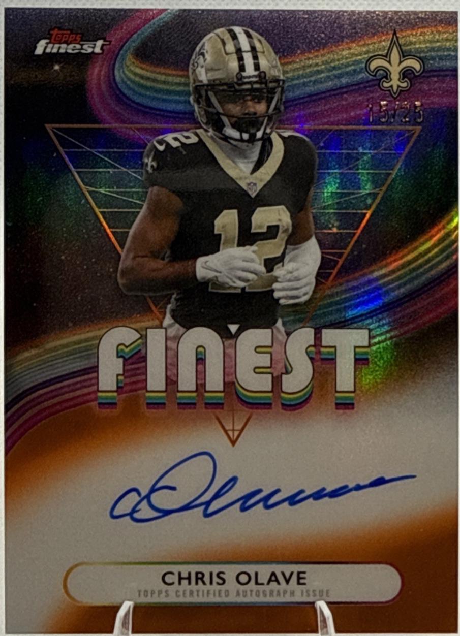 Chris Olave [Orange Refractor] #FA-CO