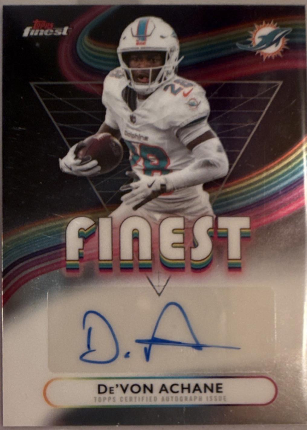 De'Von Achane [Refractor] #FA-DA
