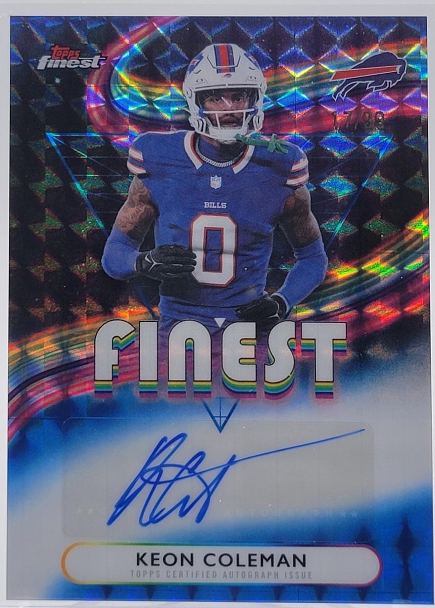 Keon Coleman [Blue Geometric] #FA-KC