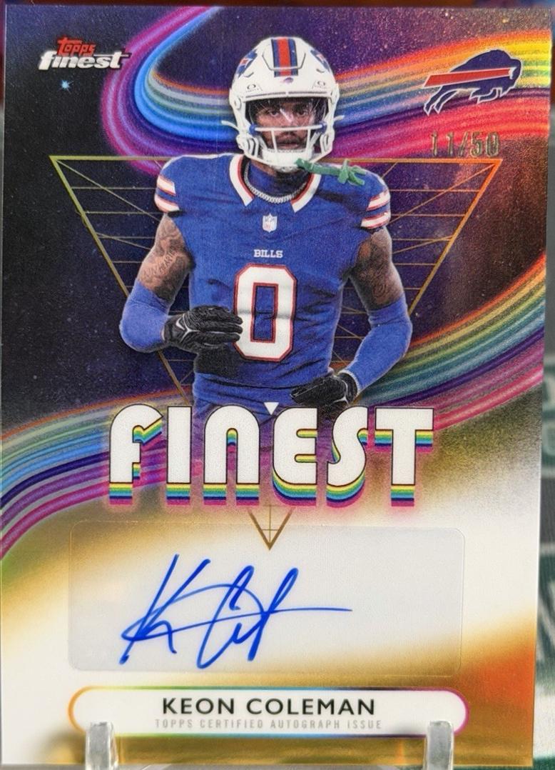 Keon Coleman [Gold Geometric] #FA-KC