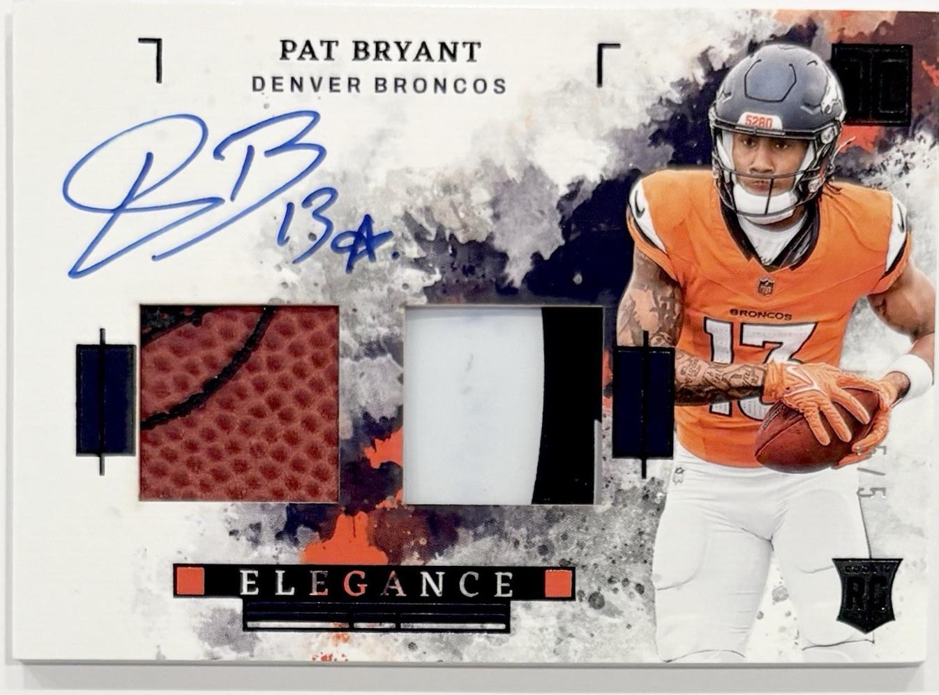 Pat Bryant [Helmet and Football] #ELE-PBT
