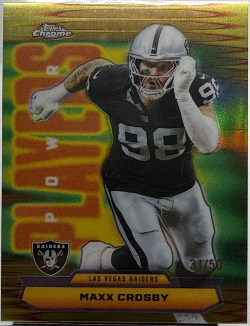 Maxx Crosby [Gold Refractor] #PP-37