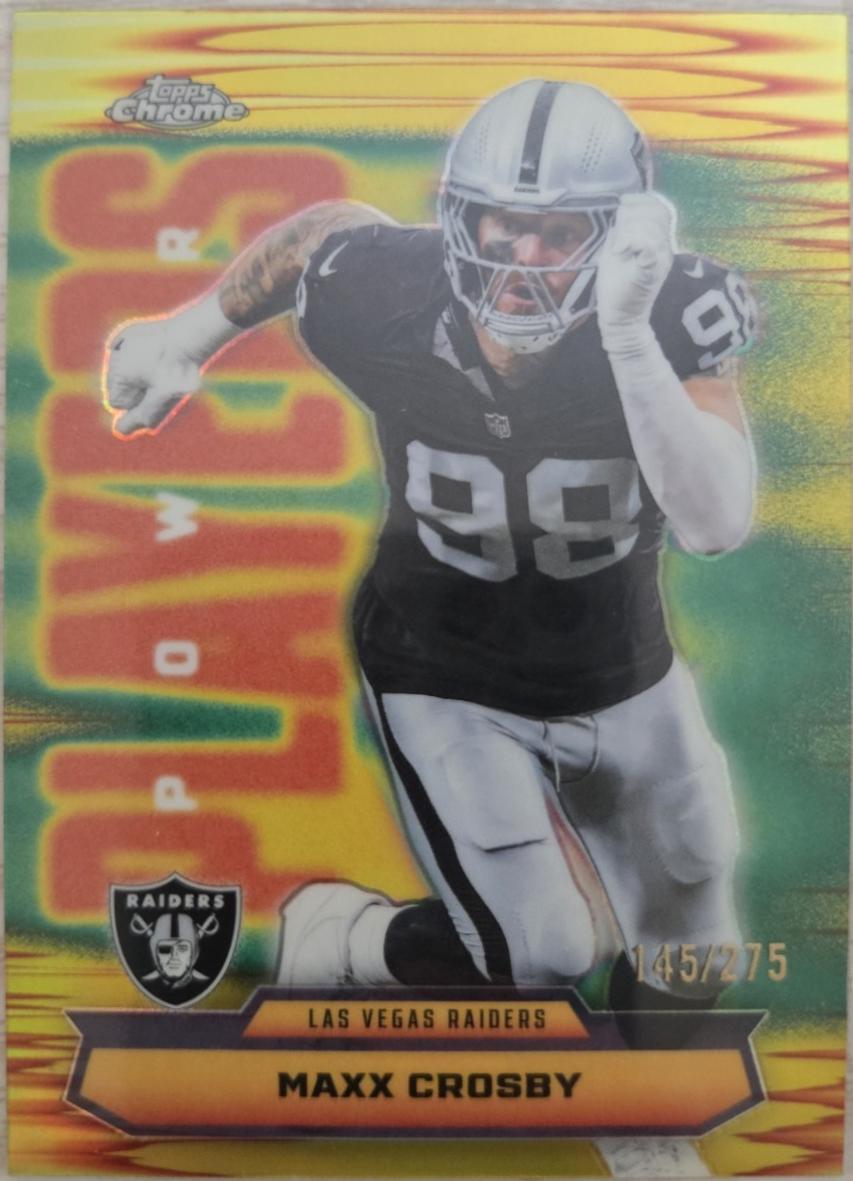 Maxx Crosby [Yellow Refractor] #PP-37