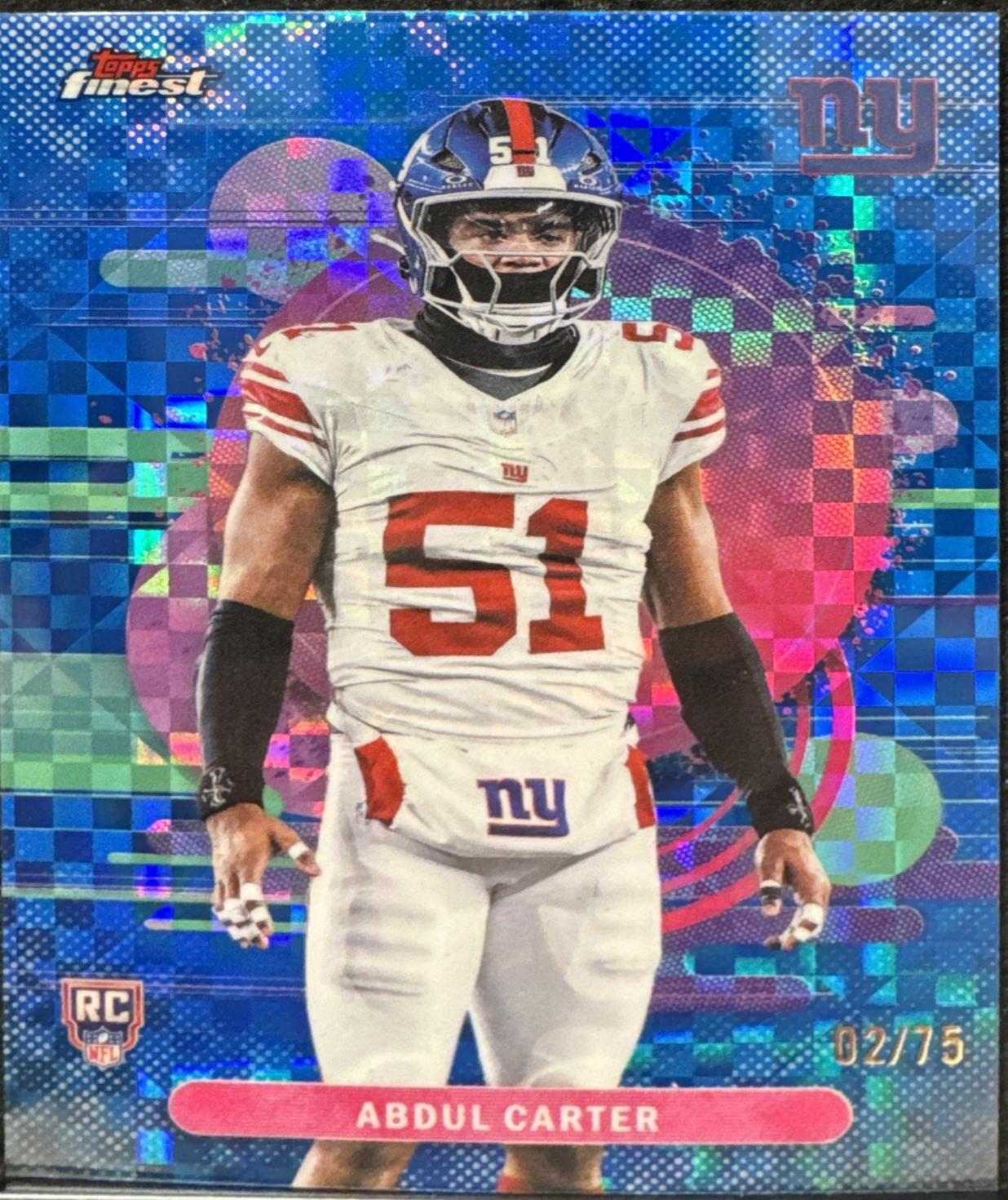 Abdul Carter [Blue X-Fractor] #121