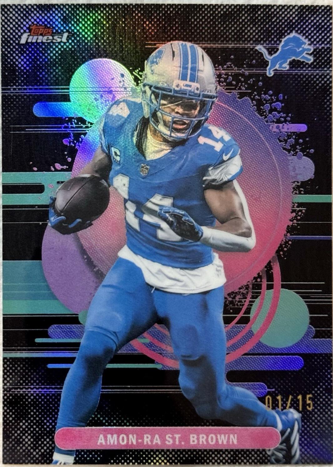 Amon-Ra St. Brown [Black Refractor] #164