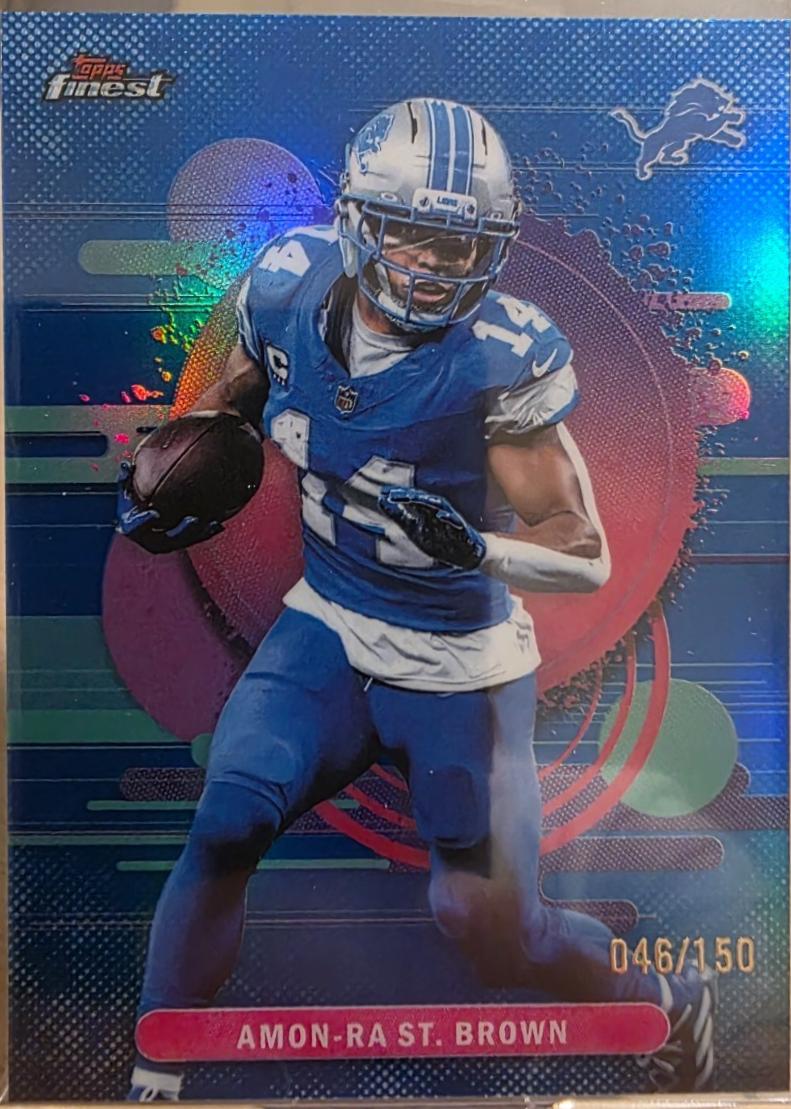 Amon-Ra St. Brown [Blue Refractor] #164