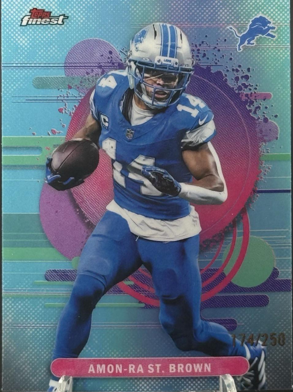 Amon-Ra St. Brown [Sky Blue Refractor] #164