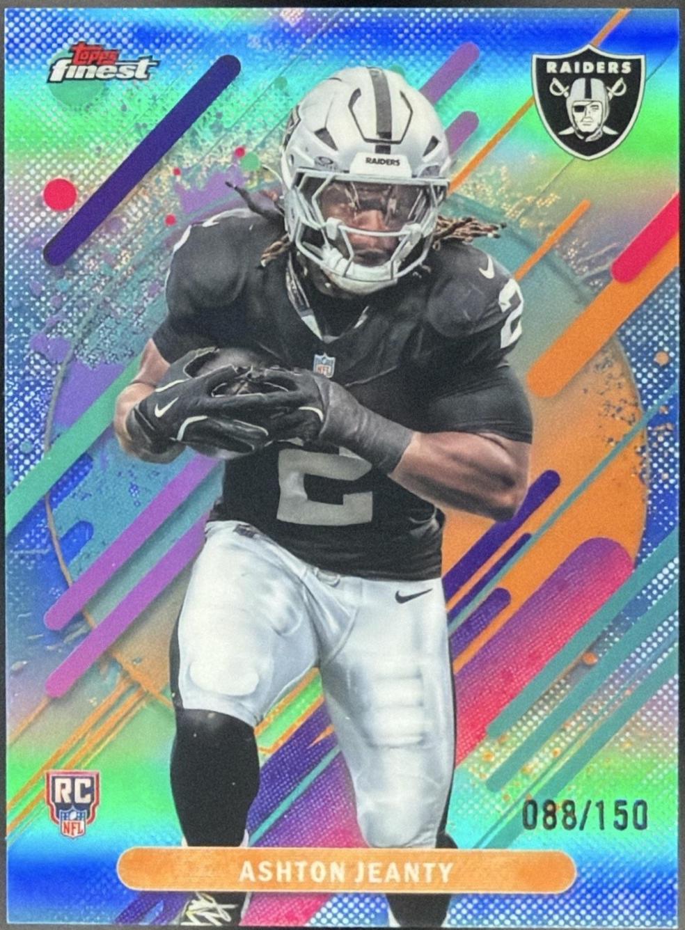 Ashton Jeanty [Sky Blue Refractor] #207