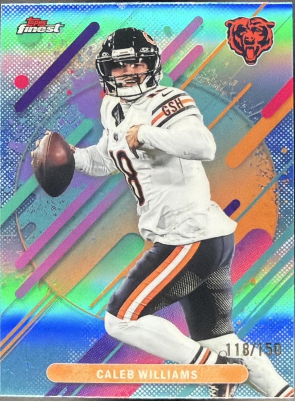 Caleb Williams [Sky Blue Refractor] #228