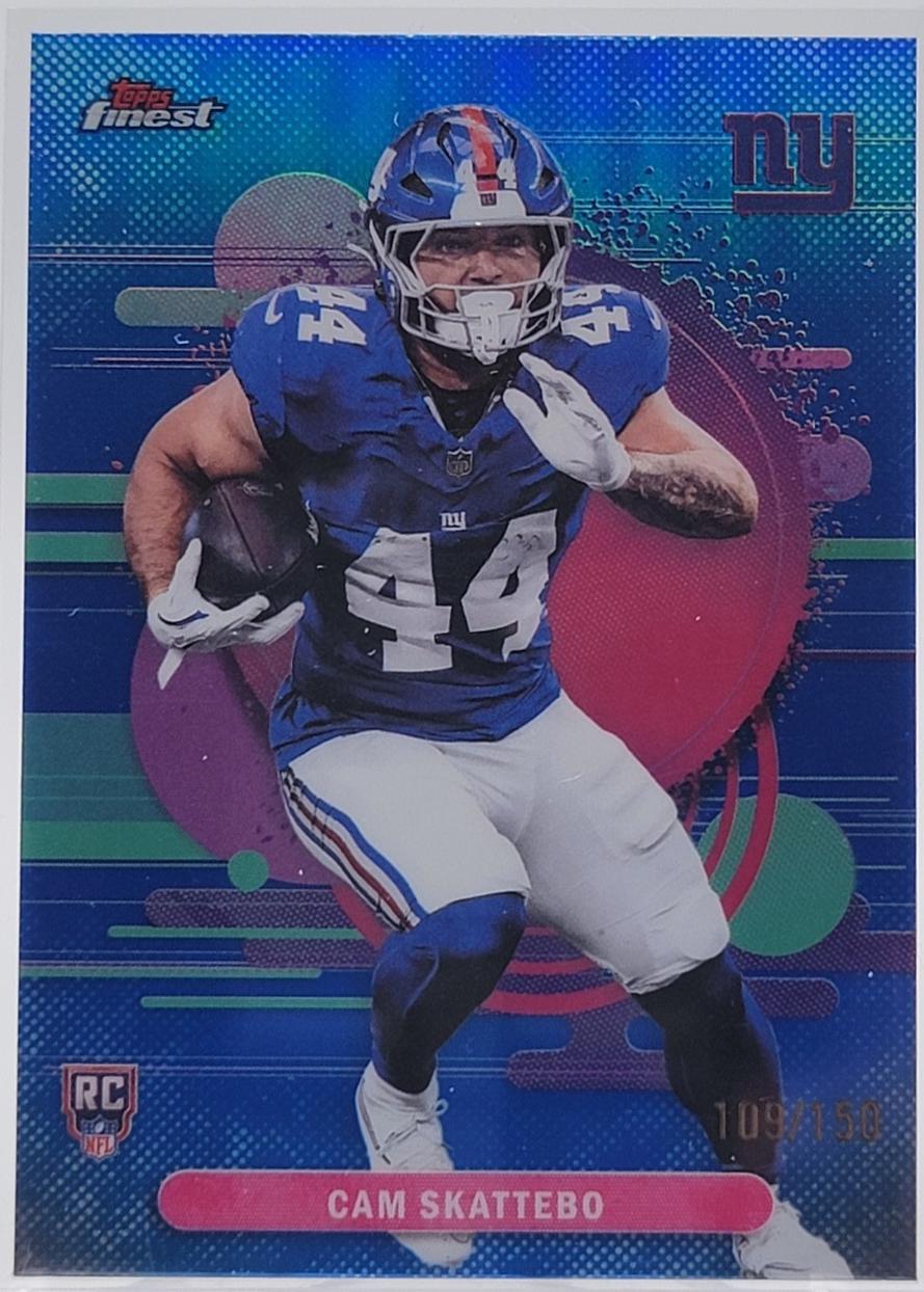 Cam Skattebo [Blue Refractor] #113