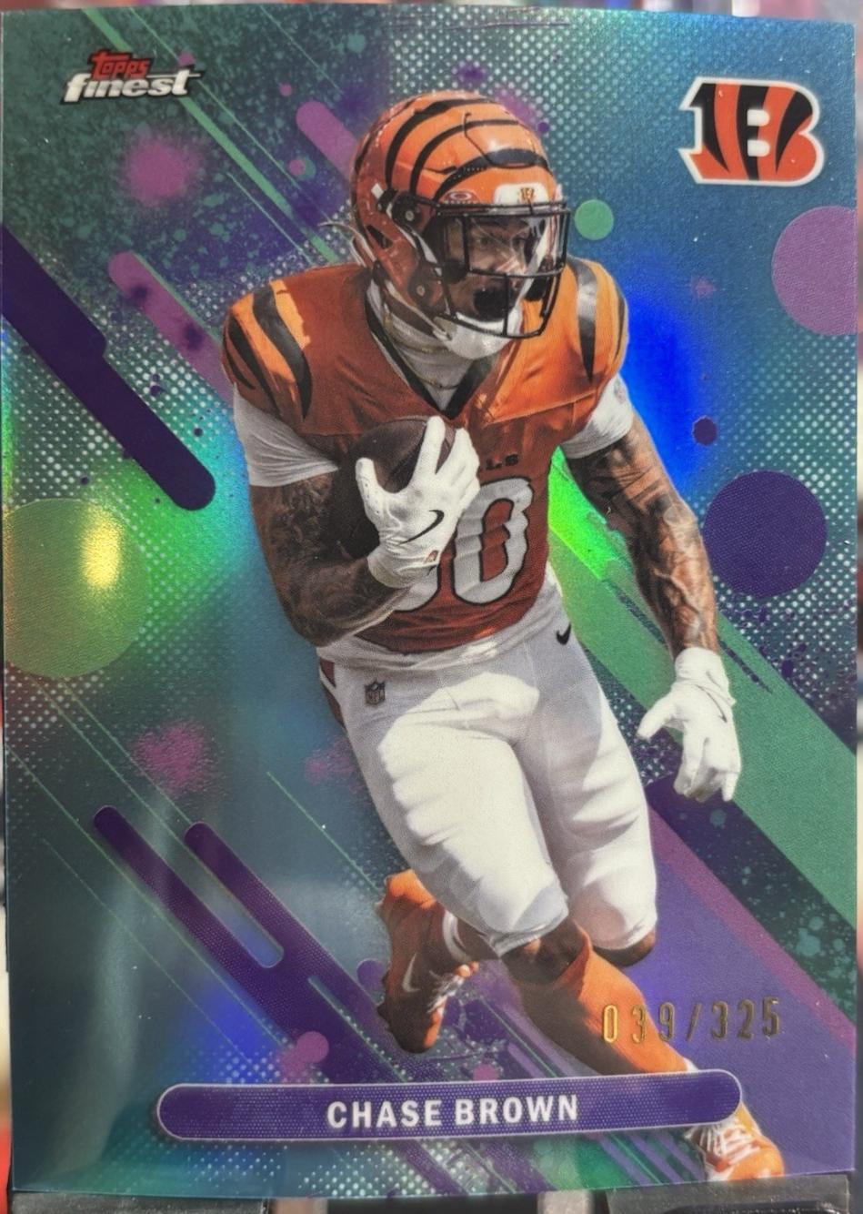 Chase Brown [Sky Blue Refractor] #73
