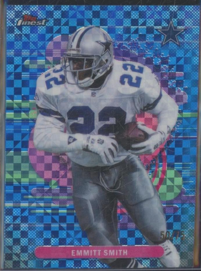 Emmitt Smith [Blue X-Fractor] #199