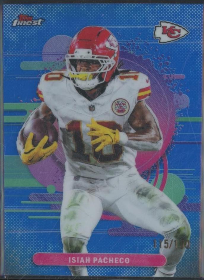 Isiah Pacheco [Blue Refractor] #156