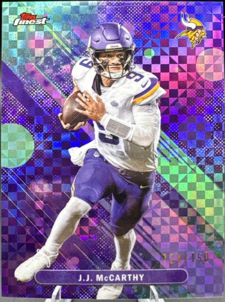 J.J. McCarthy [Purple Geometric] #61
