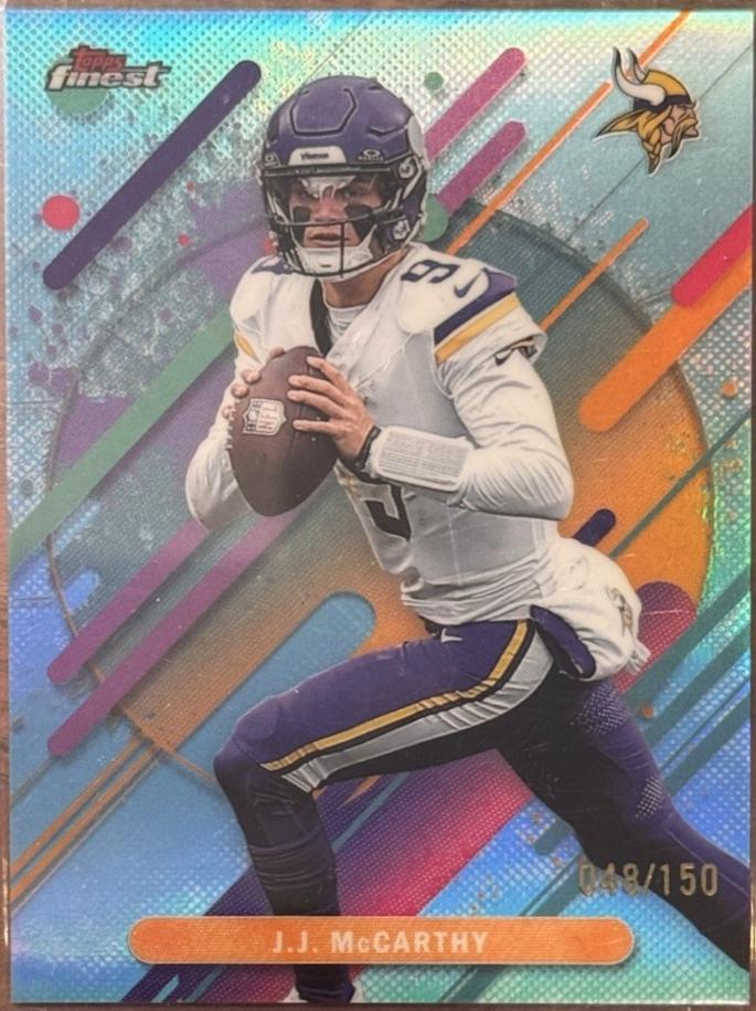 J.J. McCarthy [Sky Blue Refractor] #242