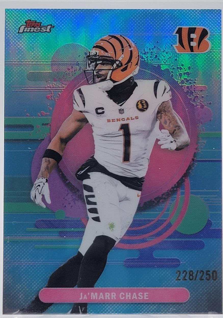 Ja'Marr Chase [Sky Blue Refractor] #162