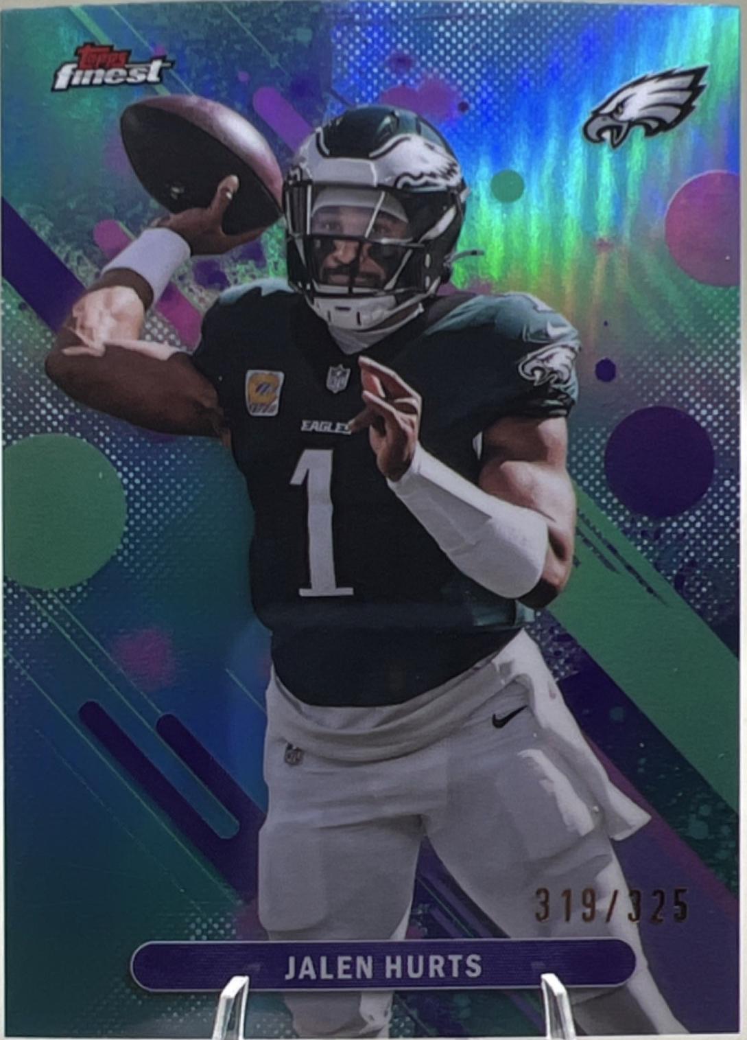 Jalen Hurts [Sky Blue Refractor] #63