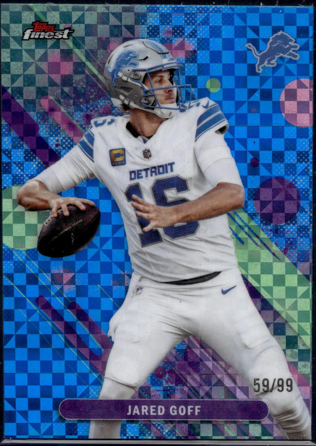 Jared Goff [Blue X-Fractor] #54