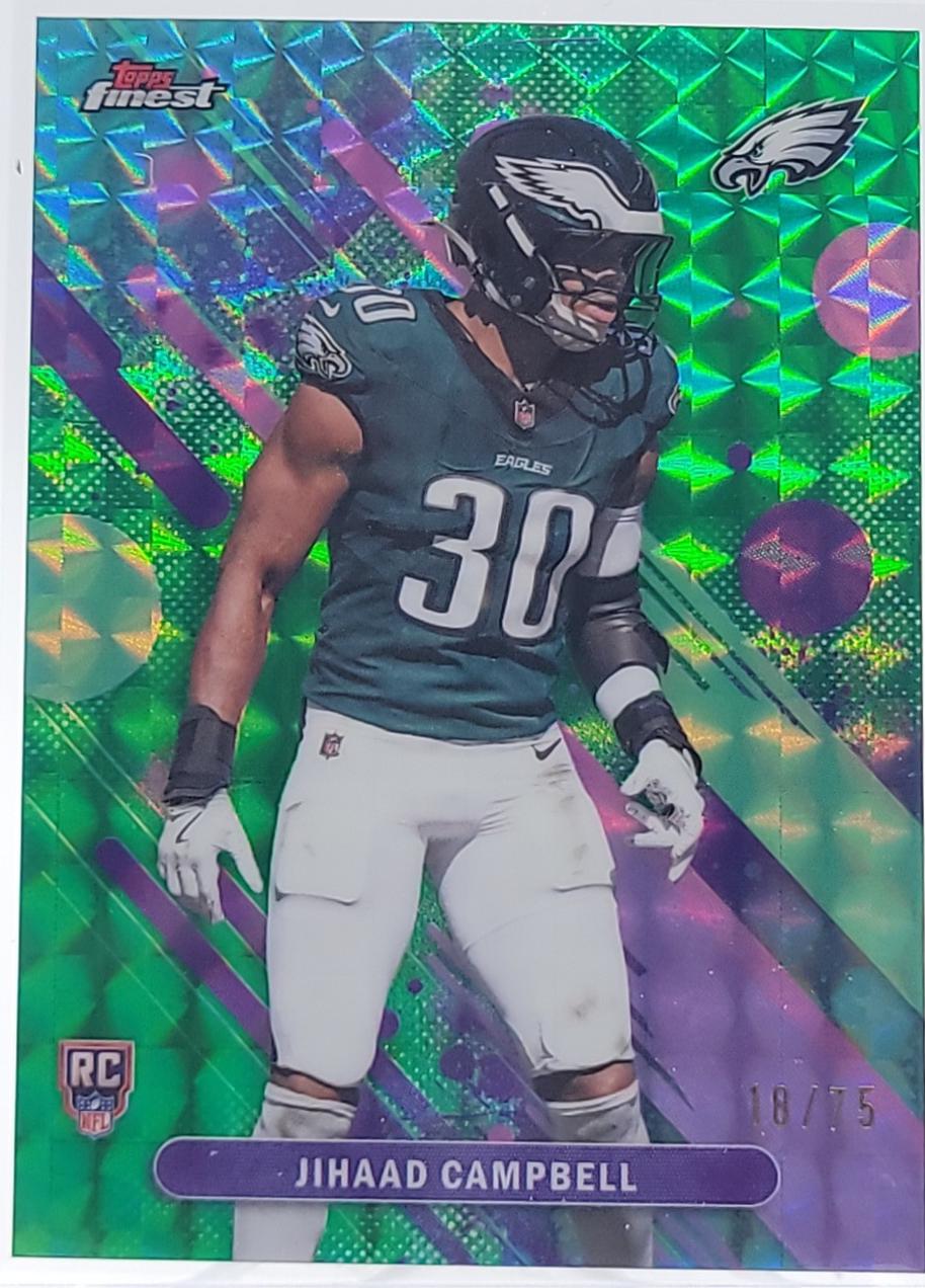 Jihaad Campbell [Green Geometric] #42