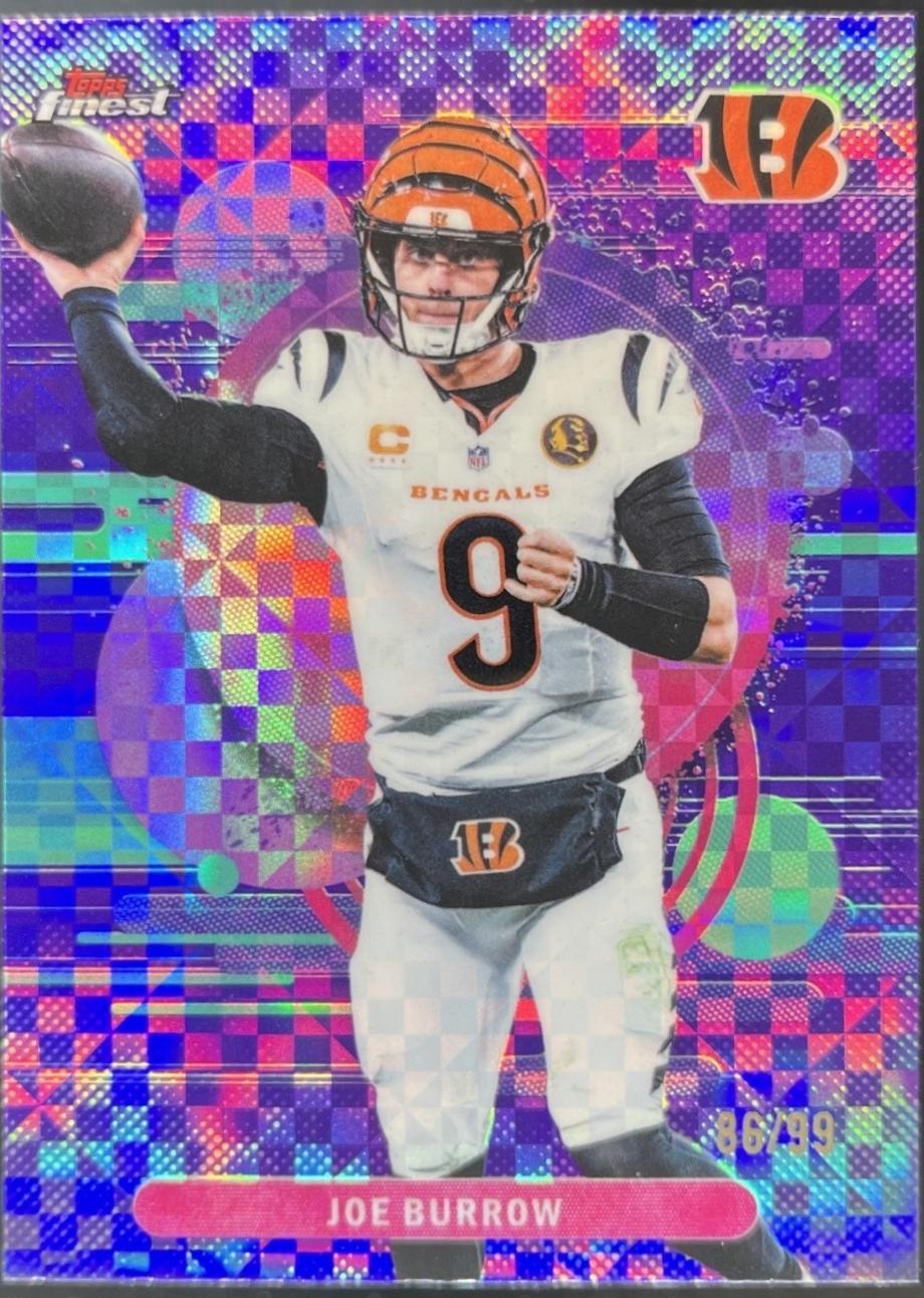 Joe Burrow [Purple X-Fractor] #128