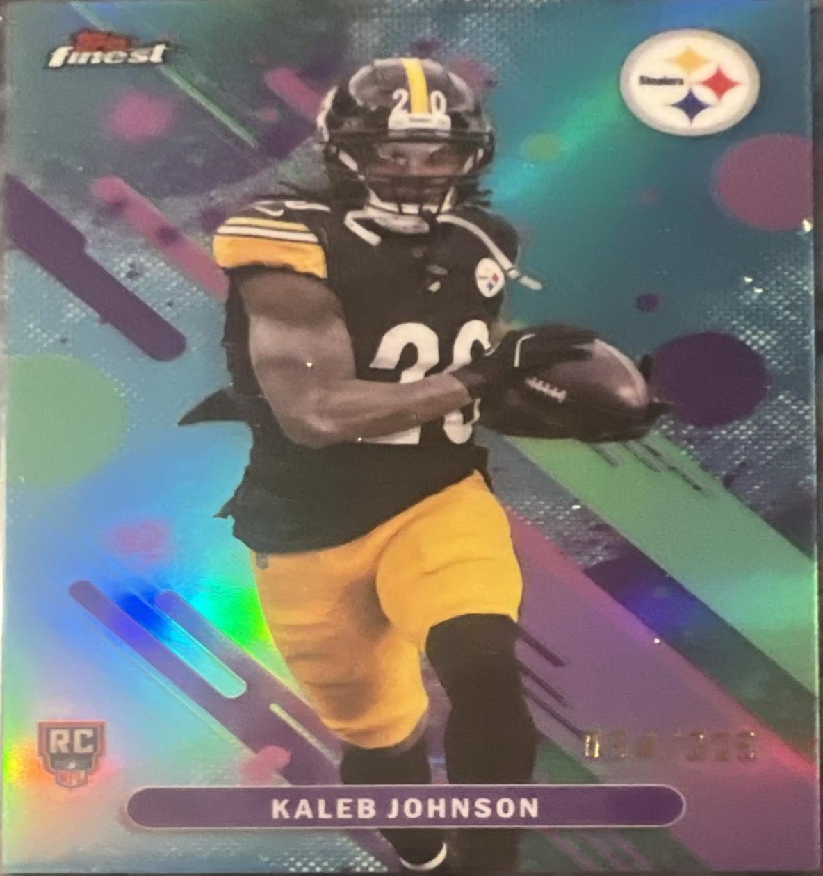 Kaleb Johnson [Sky Blue Refractor] #16