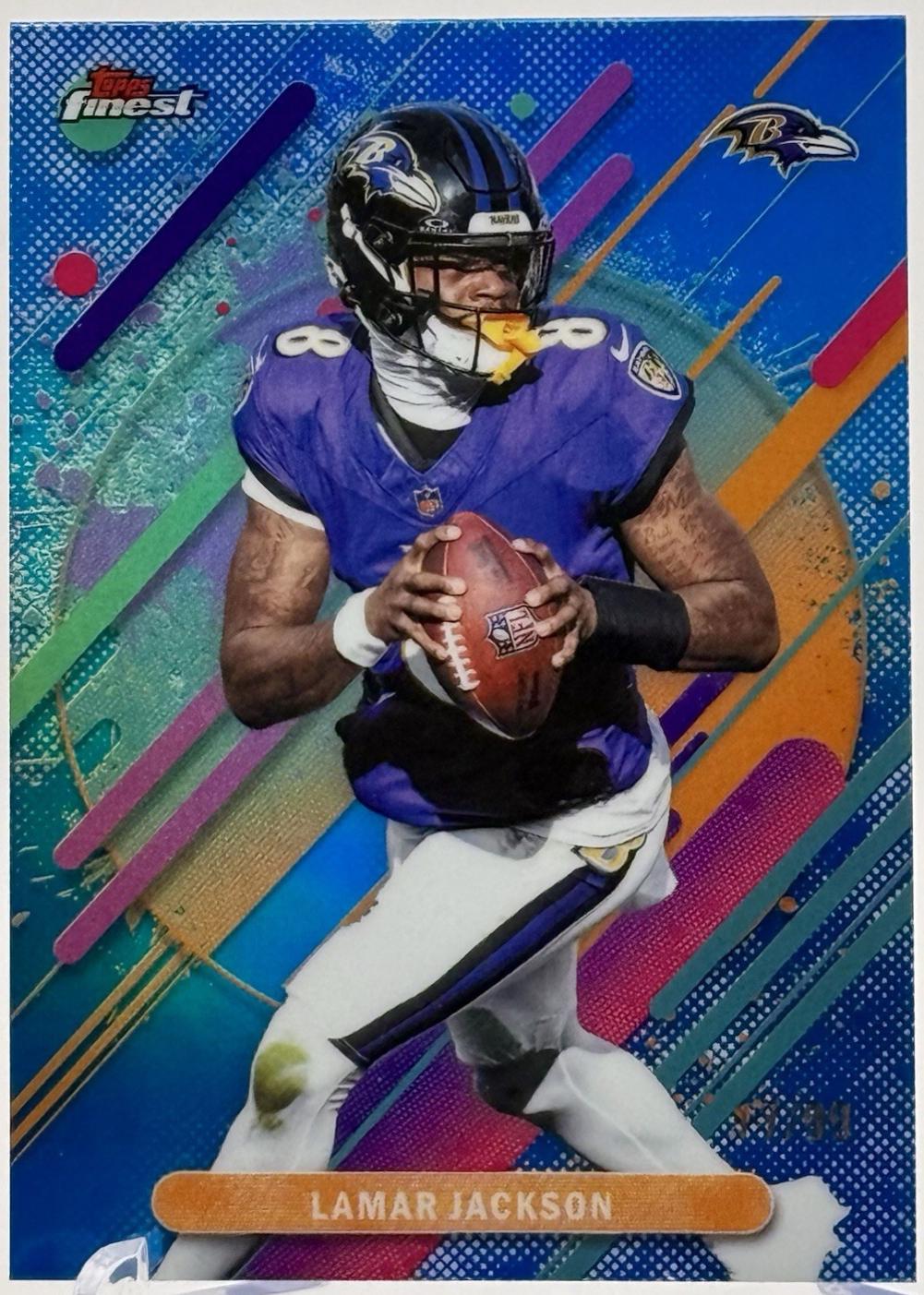 Lamar Jackson [Blue X-Fractor] #225