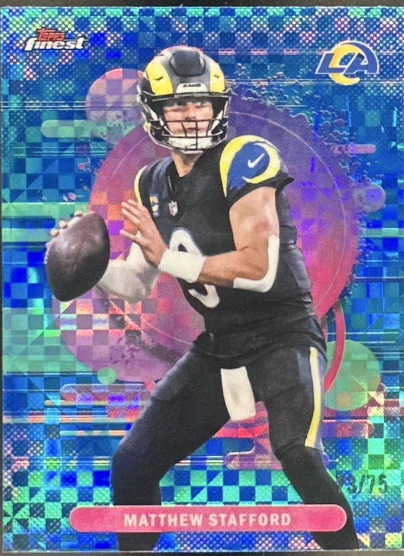 Matthew Stafford [Blue X-Fractor] #139