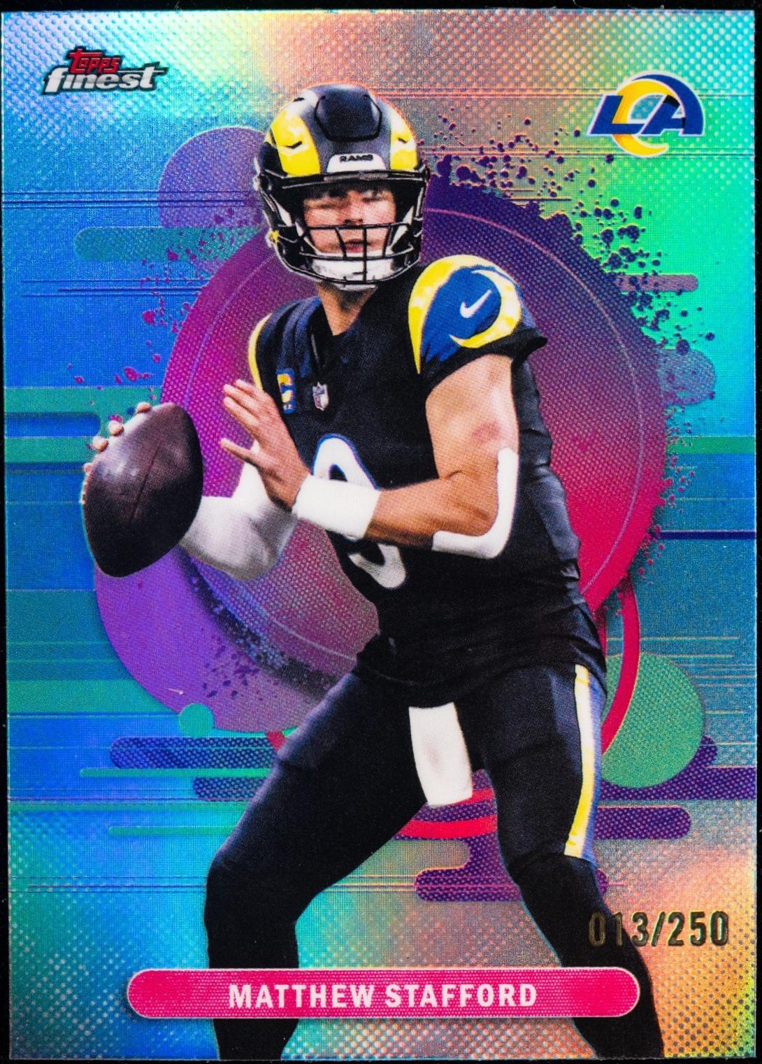 Matthew Stafford [Sky Blue Refractor] #139