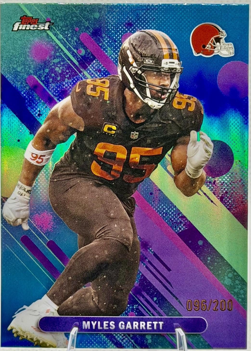 Myles Garrett [Blue Refractor] #97