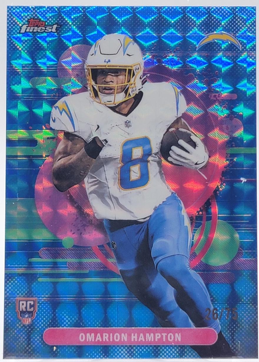 Omarion Hampton [Blue Geometric] #109
