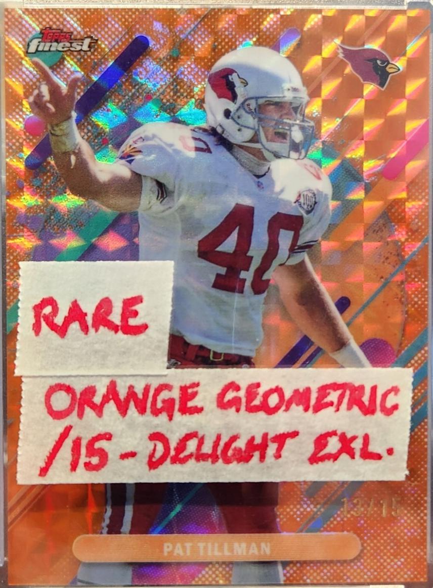 Pat Tillman [Orange Geometric] #299