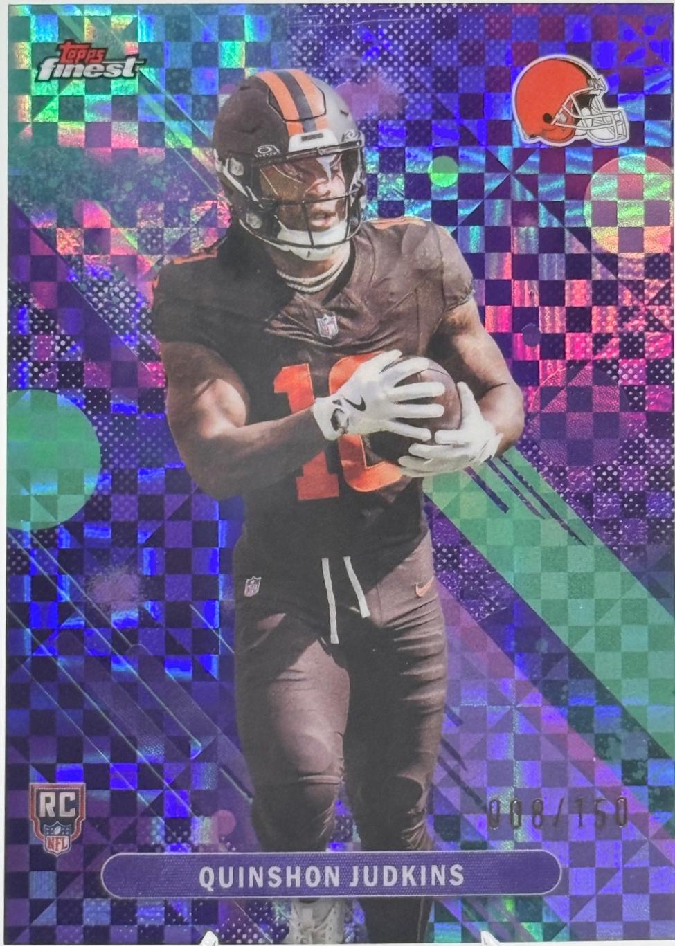 Quinshon Judkins [Purple X-Fractor] #13