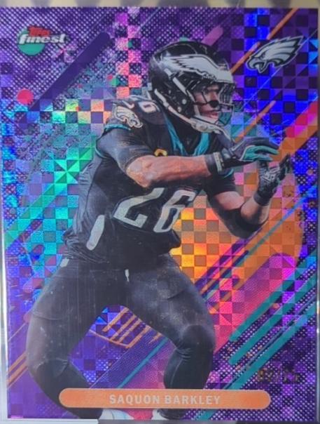 Saquon Barkley [Purple X-Fractor] #255