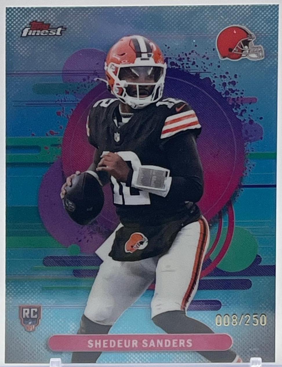 Shedeur Sanders [Sky Blue Refractor] #106