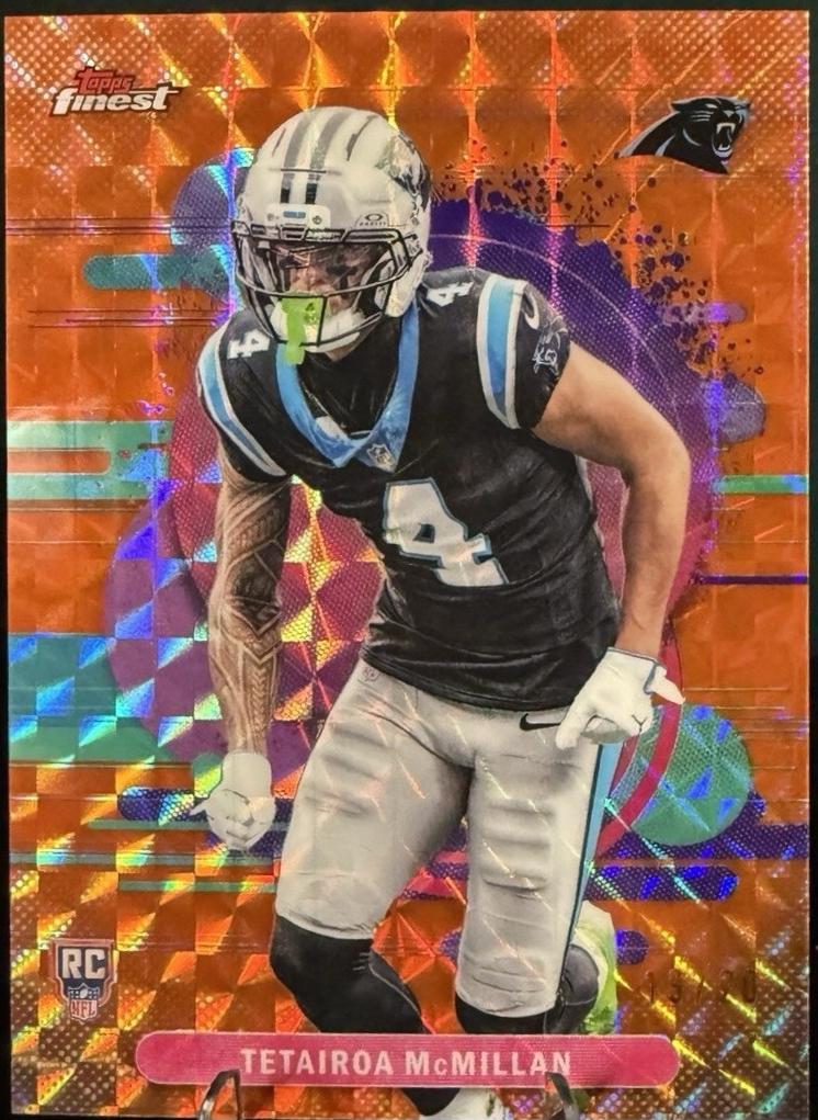 Tetairoa McMillan [Orange Geometric] #115