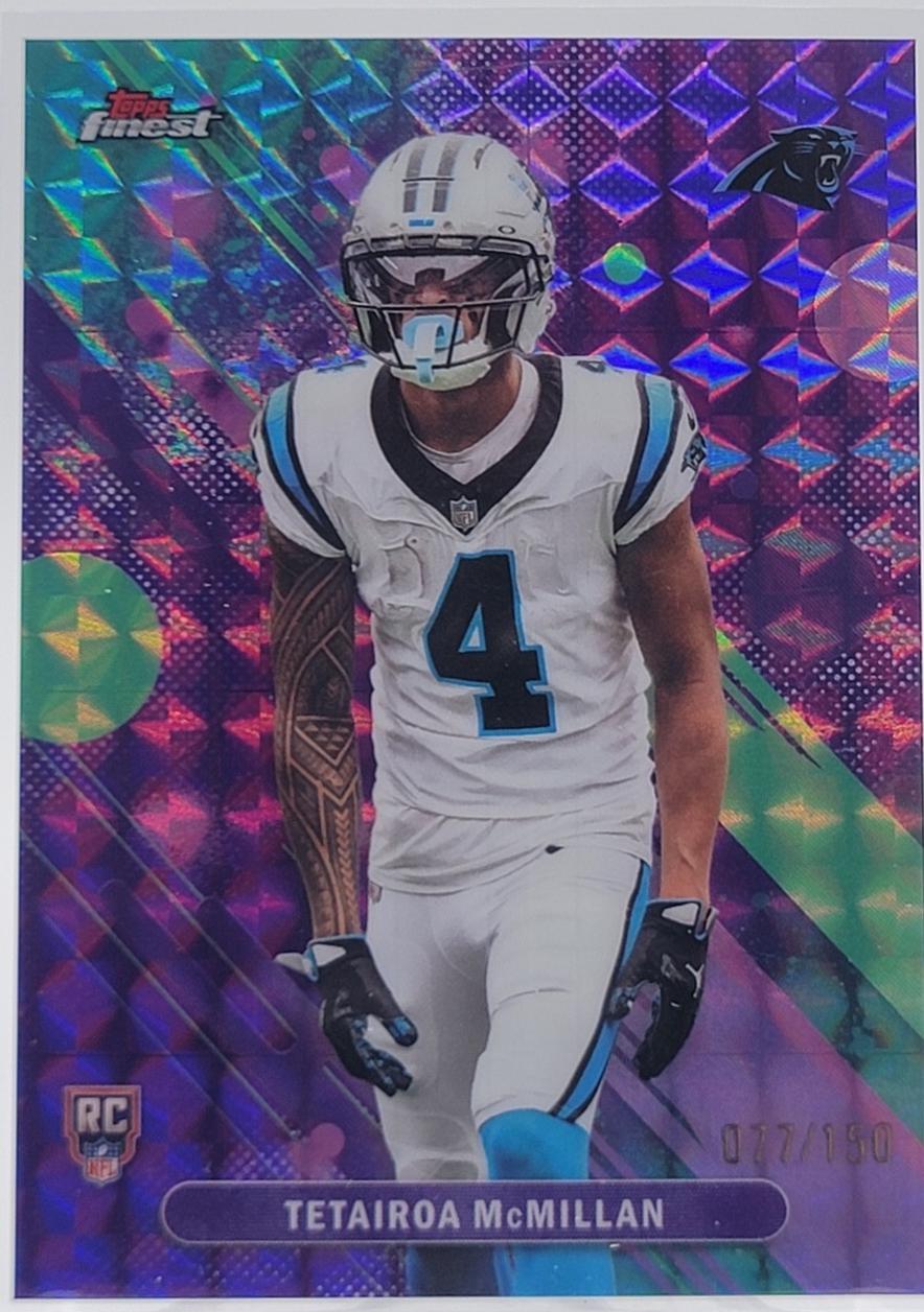 Tetairoa McMillan [Purple Geometric] #23