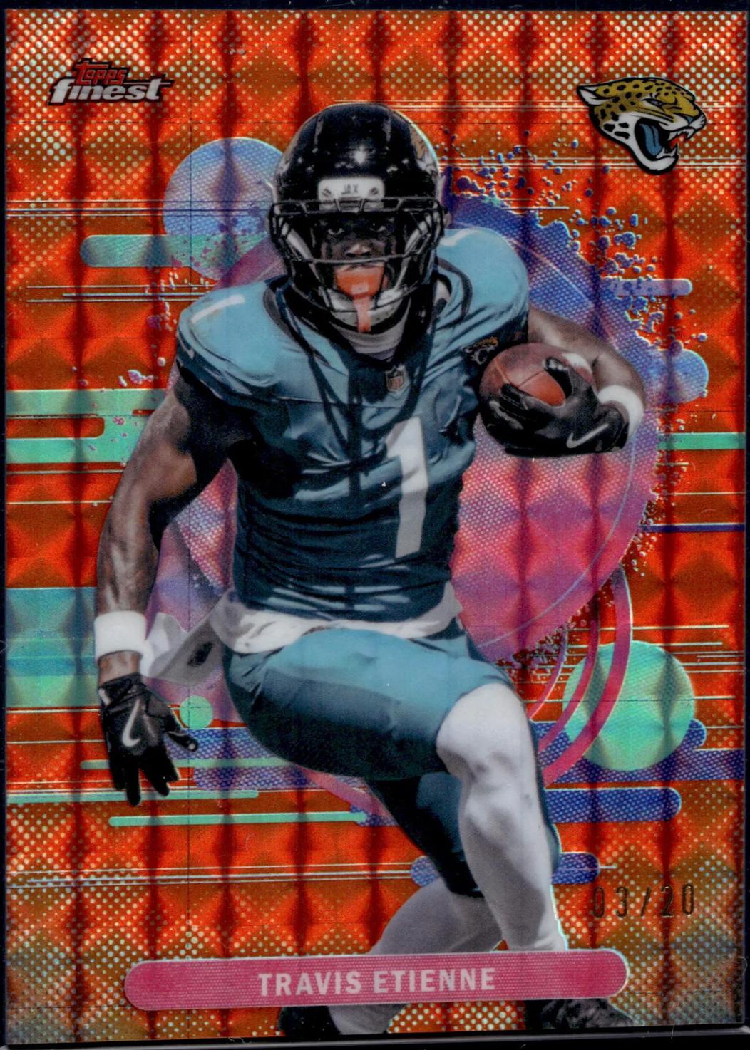 Travis Etienne [Orange Geometric] #155